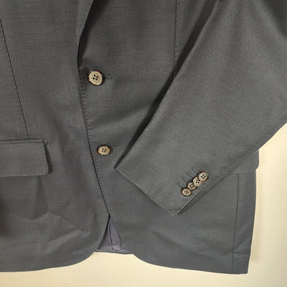 SuitSupply Lazio Single Breasted Blazer Sport Coat Size 38L Wool Suit Super 110s